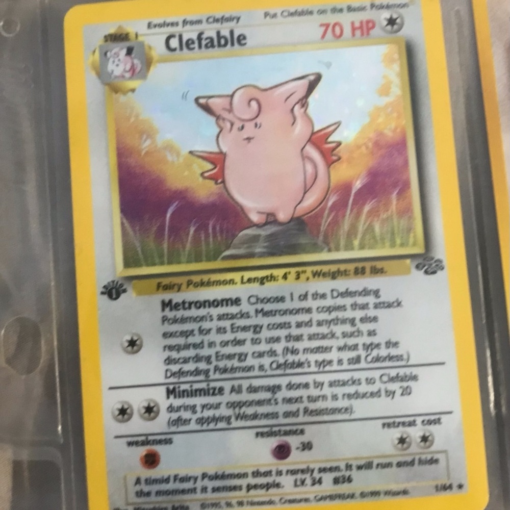 Near mint clefable